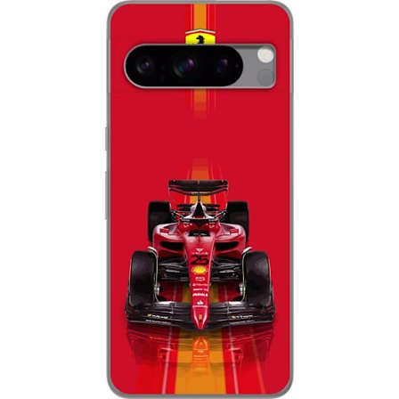 Yhteensopiva Puhelinkuori Google Google Pixel 8 Pro Ferrari Formula 1 -auto ikonisessa punaisessa muotoilussa urheilullisella tarkkuudella