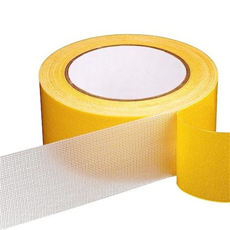 Lämplig för bitar av matttejp, dubbelsidig matttejp, 48 mm x 20 m, extra stark matttejp, för mattor, tavelramar, mattor, väggar