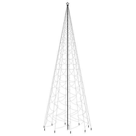 Vidaxl Julgran Med Markspett 3000 Kallvita Lysdioder 800 Cm Vit