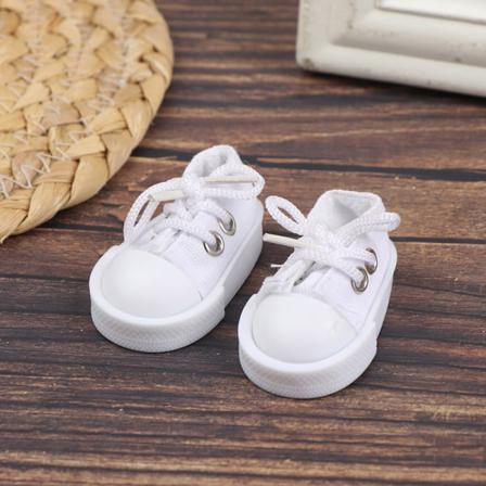 Dockskor 5 Cm Snörning Canvas Skor Tjejleksak För 30 Cm 1/6 Dol