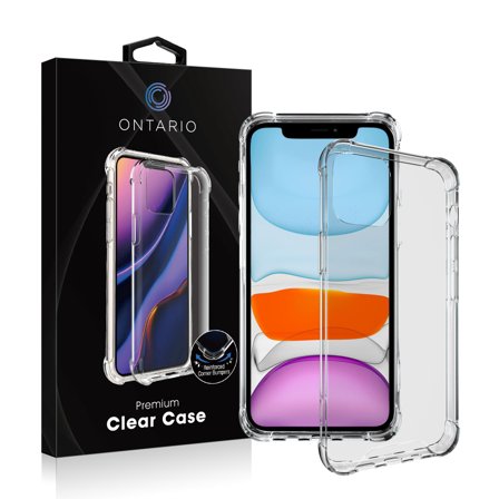 Ontario baksidedeksel for iPhone 11 PC+TPU, gjennomsiktig