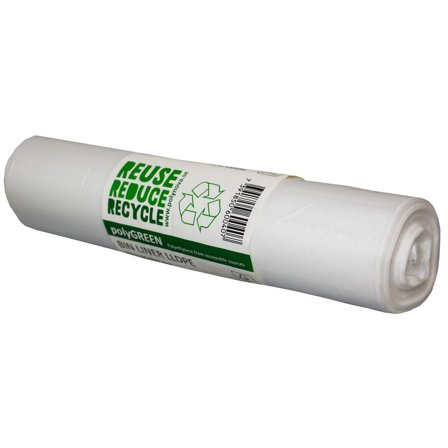 POLYNOVA Papperskorgspåse LLD 30L 10my transparent 100/rl - Lyreco - Städ och hygien - Påsar och säckar - Plastsäckar