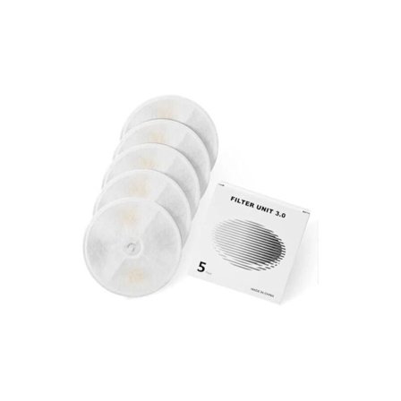 Suodatinelementti kissa- ja koiranvesiautomaatteihin, 3.0 5 kpl käytettäväksi EVERSWEET 2.0 & 3.0 & CYBERTAIL -vesiautomaateissa