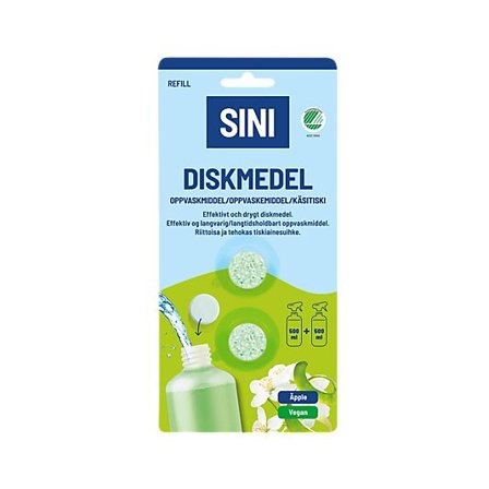 SINI Rengjøringstablett oppvask 2stk
