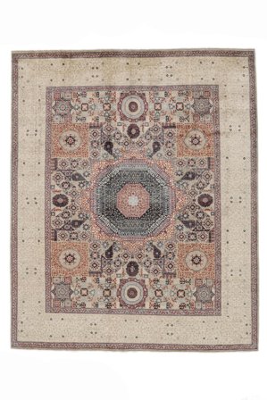 Medaljong Stor Mamluk Matta 246X299 Ull