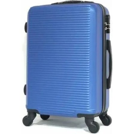 Weekend Cabin Bag 55x35x25 | EasyJet Cabin Bag 55cm | ABS Bag | Integrated Lock | Blue