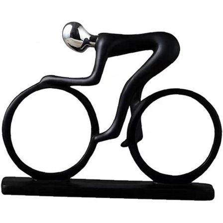 Resin Cykelrytter Statue Svejset Jern Cykel Statue Resin Skulptur Cykel Statue Dekoration Cykel Figur Cykel Ornamenter Dekor Stue