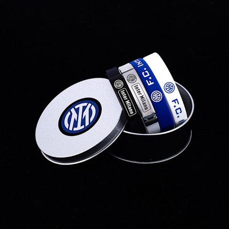 Fotbollsklubbs logotyp armband [rund ask] 4 armband [Inter Milan]