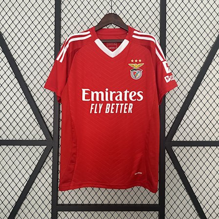 Säsong 2425 S.L. Benfica Kortærmet fodboldtrøje Hurtigtørrende åndbart sportstøj