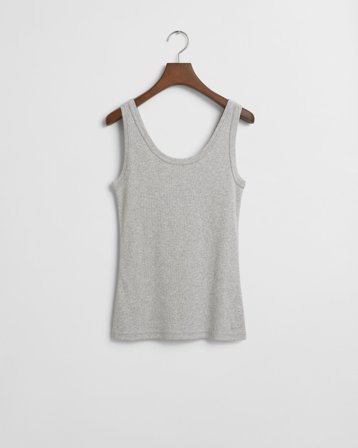 GANT Damen Geripptes Slim Fit Tanktop (XS)