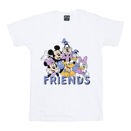 Disney Womens/Ladies Classic Friends Bomull Boyfriend T-Shirt 3