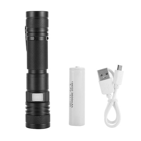 Bærbar USB-lading LED aluminium vanntett utendørs superlys nødflomlys