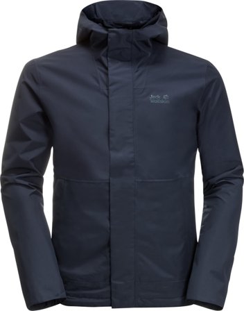 Jack Wolfskin Men's Baydream Jacket Men rain jackets Blue XL