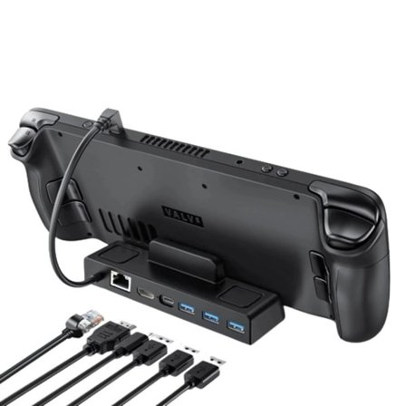 Steam Däck Dockning Station TV Bas Ställ Hub Hållare Dock