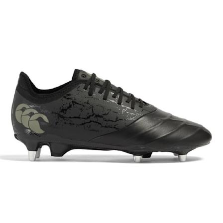 Canterbury Phoenix Genesis Pro läder rugbystövlar för män 7 UK Bl Black/Gravity Grey 7 UK