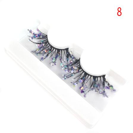 1 Par 25 Mm 3d Glitter Paljett Lösfransar Färg Lysande Tjock