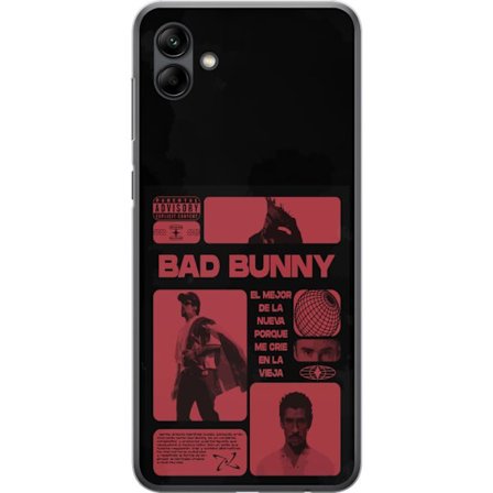 Kompatibelt Mobildeksel til Samsung Galaxy A05 Bad Bunny NFL-inspirert skjoldlogo med amerikansk fotball og stjerner