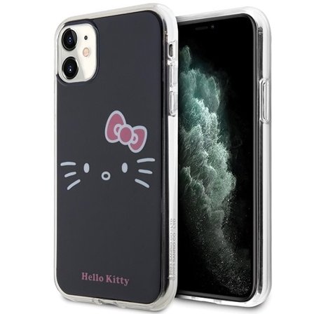 Hello Kitty IML Kitty Face-etui for iPhone 11 / Xr - svart