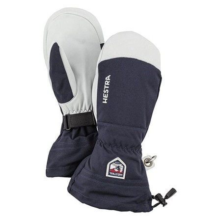Hestra Army Leather Heli Ski Mitt Navy