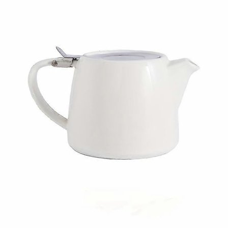 Autentisk japansk keramisk tekande | Filter i rustfrit stål | Elegant og funktionel til eftermiddagste {AA}