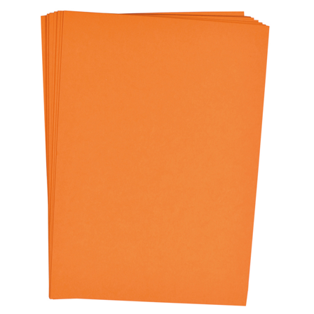 Playbox Papier de Couleur orange 25 pièces