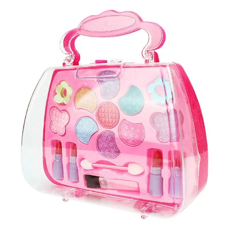 Min första handväska prinsessset för flickor Fashion Stylish Handbag med skönhetsmakeuptillbehör Tote Bag