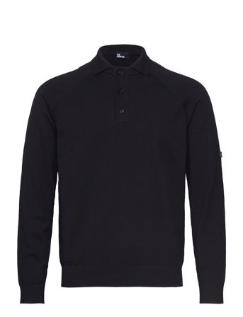 Pull Designers Knitwear Long Sleeve Knitted Polos Black The Kooples