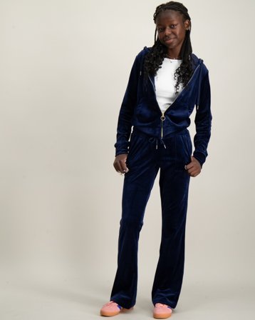 RYVLS Velour Pant Bleu Pantalons Fille - Kids Brand Store