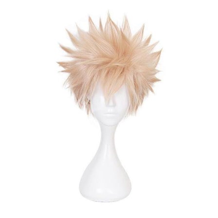 Cosplay Bakugou Katsuki Kort Peruk My Hero Academia U5S0 Baku Hero Blond (FMY)