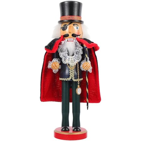 Festival Nøtteknekker Dekor Tre Nøtteknekker Pirat Nøtteknekker Bordpynt Som Vist 35.00X11.00X9.00CM