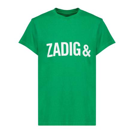 Zadig & Voltaire, T-Shirts Groen, Dames, Maat:M