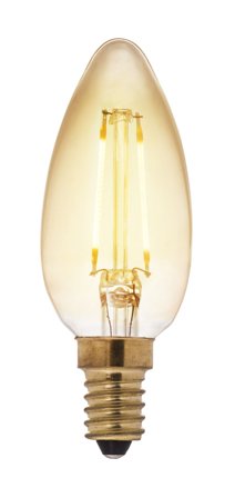 Airam Amber LED-lampe 4,5 W, E27, Belysning