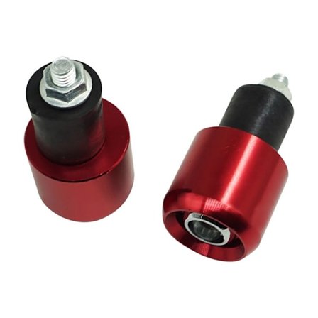 Motorsykkelhåndtaksende Håndtaksdeksel RØD