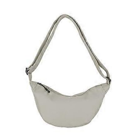 Stilrene og minimalistiske crossbody-vesker for damer, lett og romslig skulderveske for forskjellige anledninger, hvit White