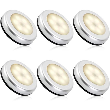 Innendørs bevegelsessensor nattlys, LED bevegelsessensor batteridrevet lampe for trapper, LED-belysning automatisk PÅ / AV 3M lim