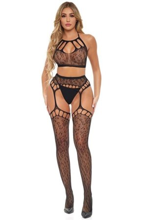 Rant With It 2-pcs Bra Set Black O/S Sexiga underkläder - Blushme.se