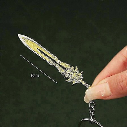 God of War Nøkkelring Kratos Blades of Chaos Spill Anime SverdLeke Våpen Meta Modell Middelaldersk Spill Perifere Leker for Gutter