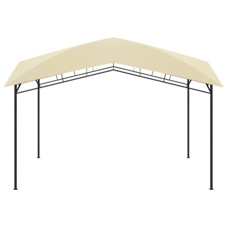 Vidaxl Paviljong 4x4x2,9 M Gräddvit 180g/m² Creme