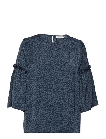 Recycled Polyester Blouse Blue Rosemunde