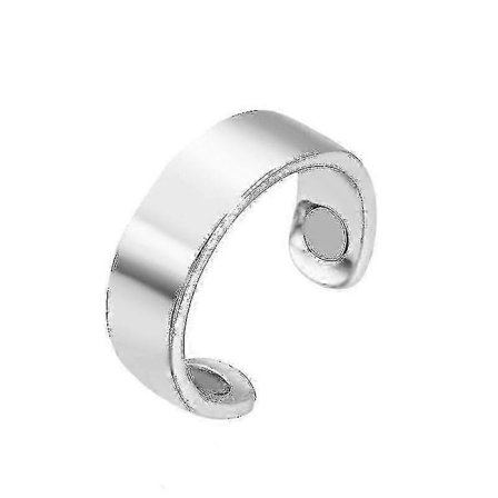 Diabetisk Blodsukkerkontrol Ring Blodsukkermåler Diabetes Monitor Sund Blodsukkermåler Sølv LGL