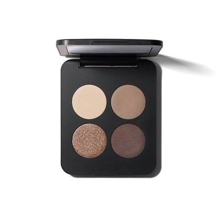 Youngblood Pressed Mineral Eyeshadow Quad Taupe Smoke, Makeup, Øjne, Øjenskygge