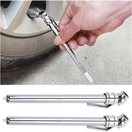 2 kpl kynän muotoinen rengaspainemittari, kannettava rengaspainemittari, ruostumaton teräs