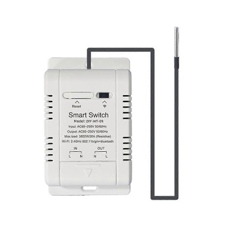 Ewelink Smart Temperatur Switch WIFI 20A med Temperatursensor
