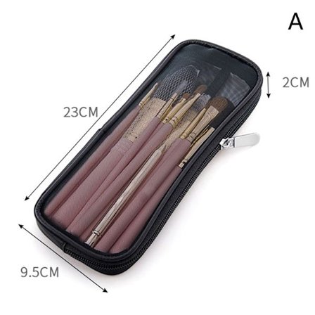 Sminkborste Case Kosmetisk toalettartiklar Mesh Bag Organizer B