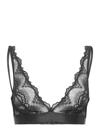 Saboteur Plunge Bralette Lingerie Bras & Tops Plunge Bras Svart Understatement Underwear
