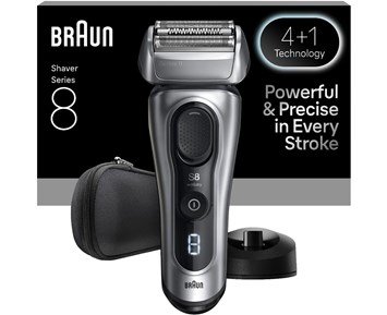 Braun-Braun Series 8 barbermaskin 8617S-Braun Series 8 barbermaskin med reiseetui-Personal care - men-Barbermaskiner