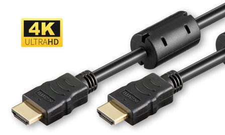MicroConnect High Speed HDMI with Ethernet - HDMI-kabel med Ethernet - 2 m
