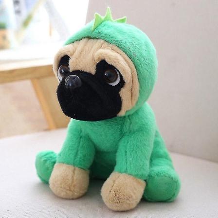 Stor Plysj Leke 20cm Mops i 7 Kostymer Koselig Myk Leke Teddy Plysj Dyr Utmerket (FMY) Dinosaur