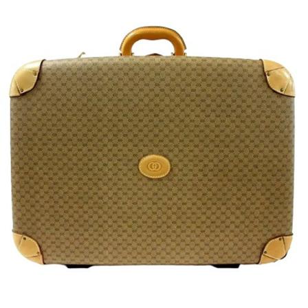 Gucci Vintage, Pre-owned Canvas gucci-bags Bruin, Dames, Maat:ONE Size,leather