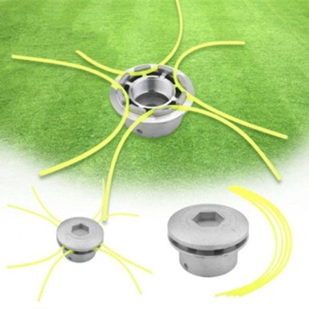 Universell borsthuvud, aluminium trimmerhuvud gängor för bensinborsthuggare gräsklippare